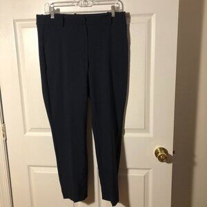 J Crew women navy Ruby crop pant, two-way stretch, size 10